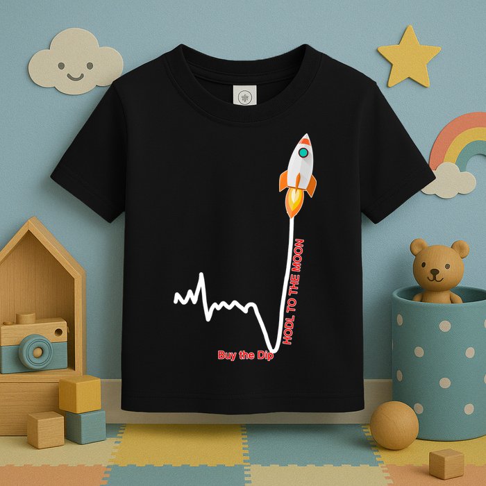GME Stock AMC Hold To The Moon Buy The Dip Toddler T-Shirt