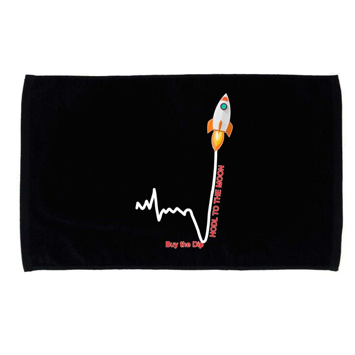 GME Stock AMC Hold To The Moon Buy The Dip Microfiber Hand Towel