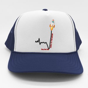 GME Stock AMC Hold To The Moon Buy The Dip Trucker Hat