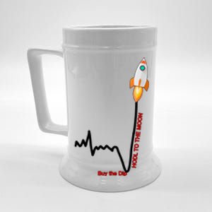 GME Stock AMC Hold To The Moon Buy The Dip Beer Stein