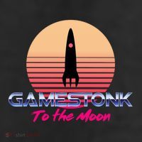 $GME Ticker Rocket Moon Gamestonk GME Gamestick 25L Jumbo Tote