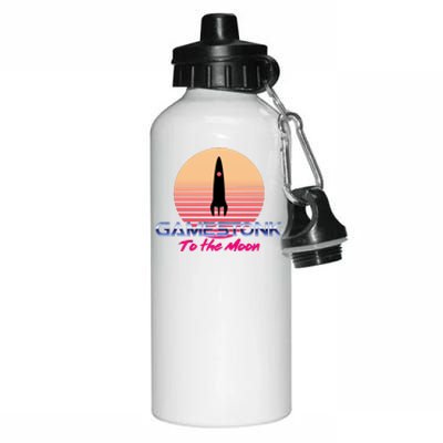 $GME Ticker Rocket Moon Gamestonk GME Gamestick Aluminum Water Bottle