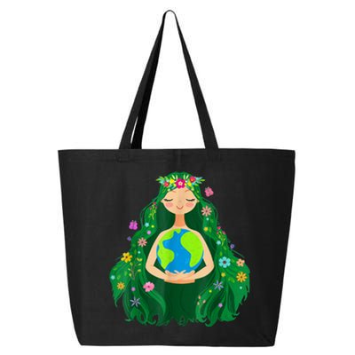 Green Mother Earth Day Save Our Planet 25L Jumbo Tote