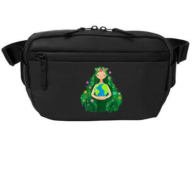 Green Mother Earth Day Save Our Planet Crossbody Pack