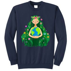 Green Mother Earth Day Save Our Planet Sweatshirt