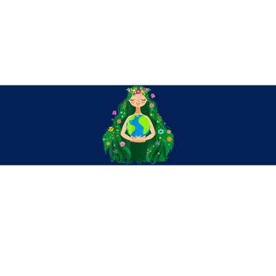 Green Mother Earth Day Save Our Planet Bumper Sticker