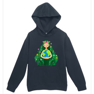 Green Mother Earth Day Save Our Planet Urban Pullover Hoodie