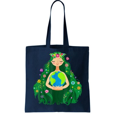 Green Mother Earth Day Save Our Planet Tote Bag