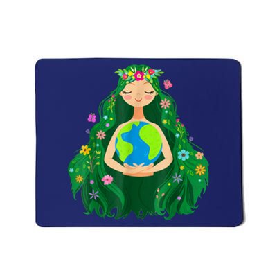 Green Mother Earth Day Save Our Planet Mousepad