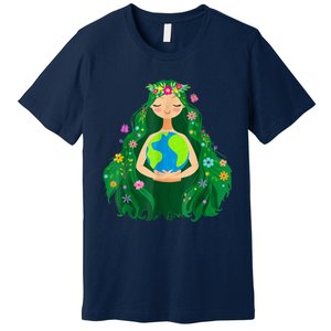 Green Mother Earth Day Save Our Planet Premium T-Shirt