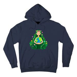 Green Mother Earth Day Save Our Planet Tall Hoodie