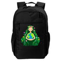 Green Mother Earth Day Gaia Save Our Planet Daily Commute Backpack