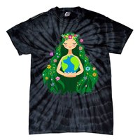 Green Mother Earth Day Gaia Save Our Planet Tie-Dye T-Shirt