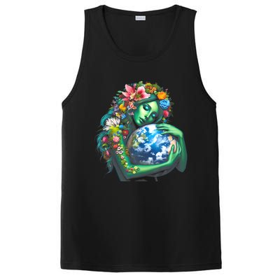 Green Mother Earth Day PosiCharge Competitor Tank