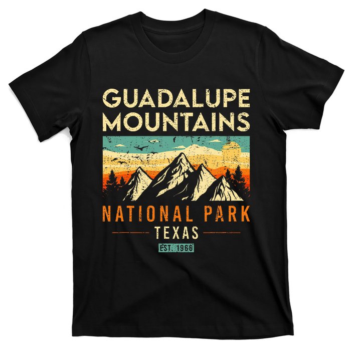 Guadalupe Mountains Est 1966 Texas Retro National Park T-Shirt