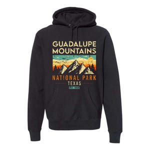 Guadalupe Mountains Est 1966 Texas Retro National Park Premium Hoodie