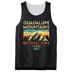 Guadalupe Mountains Est 1966 Texas Retro National Park Mesh Reversible Basketball Jersey Tank