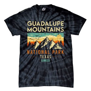 Guadalupe Mountains Est 1966 Texas Retro National Park Tie-Dye T-Shirt