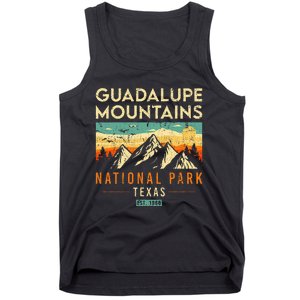 Guadalupe Mountains Est 1966 Texas Retro National Park Tank Top