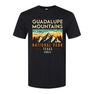 Guadalupe Mountains Est 1966 Texas Retro National Park Softstyle CVC T-Shirt