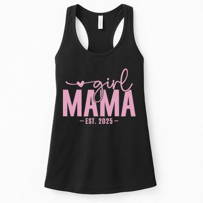 Girl Mama Est 2025 Girl Mom Pregnancy Mom To Be Mom Of Girl Womens Tank Top