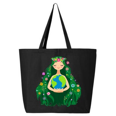 Green Mother Earth Day Gaia Save Our Planet 25L Jumbo Tote