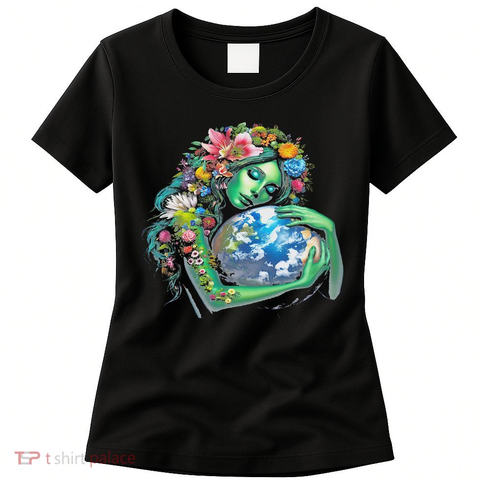 Green Mother Earth Day Gaia Save Our Planet Women Girl Women's T-Shirt