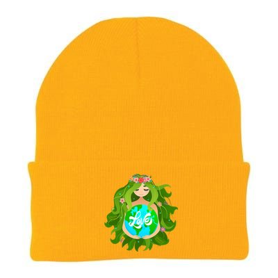 Green Mother Earth Day Gaia Save Our Planet Gift Knit Cap Winter Beanie