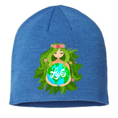 Green Mother Earth Day Gaia Save Our Planet Gift Sustainable Beanie