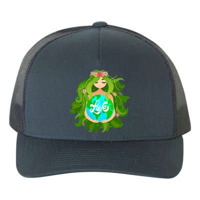 Green Mother Earth Day Gaia Save Our Planet Gift Yupoong Adult 5-Panel Trucker Hat