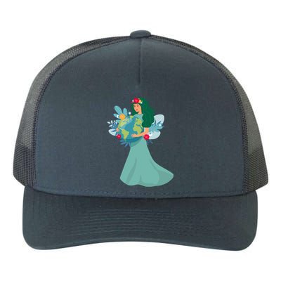 Green Mother Earth Day Save Our Planet Earth Day Funny Gift Yupoong Adult 5-Panel Trucker Hat