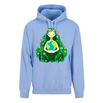 Green Mother Earth Day Gaia Save Our Planet Women Unisex Surf Hoodie