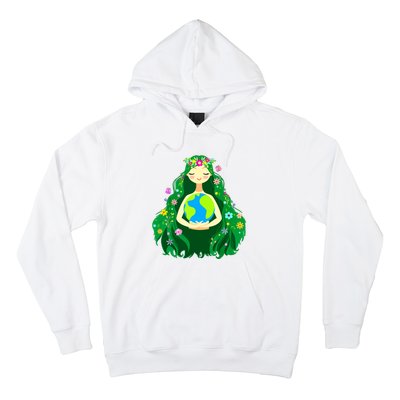 Green Mother Earth Day Gaia Save Our Planet Women Hoodie