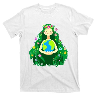 Green Mother Earth Day Gaia Save Our Planet Women T-Shirt