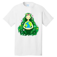 Green Mother Earth Day Gaia Save Our Planet Women Tall T-Shirt