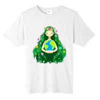 Green Mother Earth Day Gaia Save Our Planet Women Tall Fusion ChromaSoft Performance T-Shirt