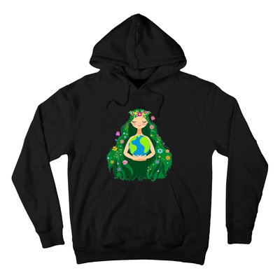 Green Mother Earth Day Gaia Save Our Planet Hoodie