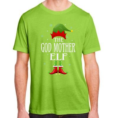 God Mother Elf Xmas Matching Family Group Christmas Party Cute Gift Adult ChromaSoft Performance T-Shirt