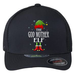 God Mother Elf Xmas Matching Family Group Christmas Party Cute Gift Flexfit Unipanel Trucker Cap