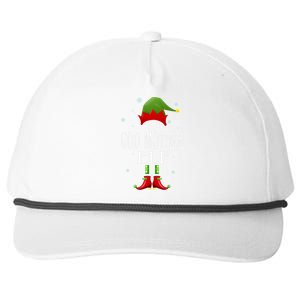 God Mother Elf Xmas Matching Family Group Christmas Party Cute Gift Snapback Five-Panel Rope Hat