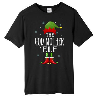 God Mother Elf Xmas Matching Family Group Christmas Party Cute Gift Tall Fusion ChromaSoft Performance T-Shirt