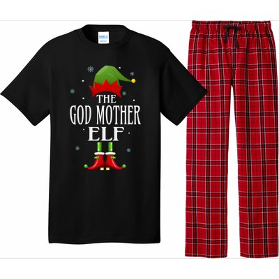 God Mother Elf Xmas Matching Family Group Christmas Party Cute Gift Pajama Set