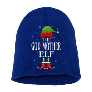 God Mother Elf Xmas Matching Family Group Christmas Party Cute Gift Short Acrylic Beanie