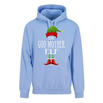 God Mother Elf Xmas Matching Family Group Christmas Party Cute Gift Unisex Surf Hoodie