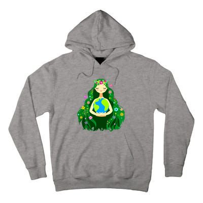 Green Mother Earth Day Gaia Save Our Planet Women Tall Hoodie