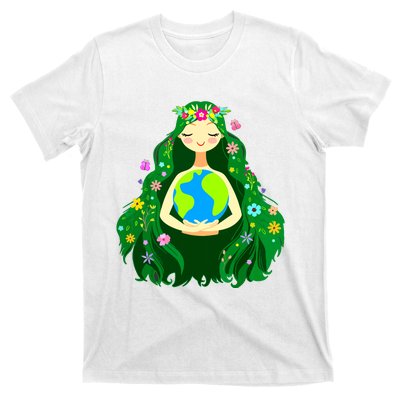 Green Mother Earth Day Gaia Save Our Planet Women T-Shirt