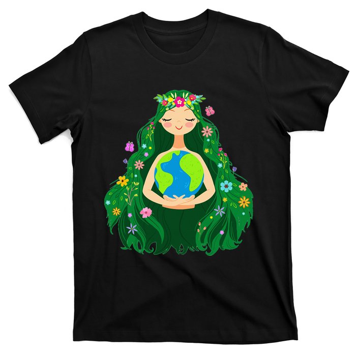 Green Mother Earth Day Gaia Save Our Planet T-Shirt