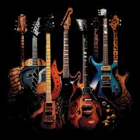Guitar Musician Electric Guitars Player Bucket Hat