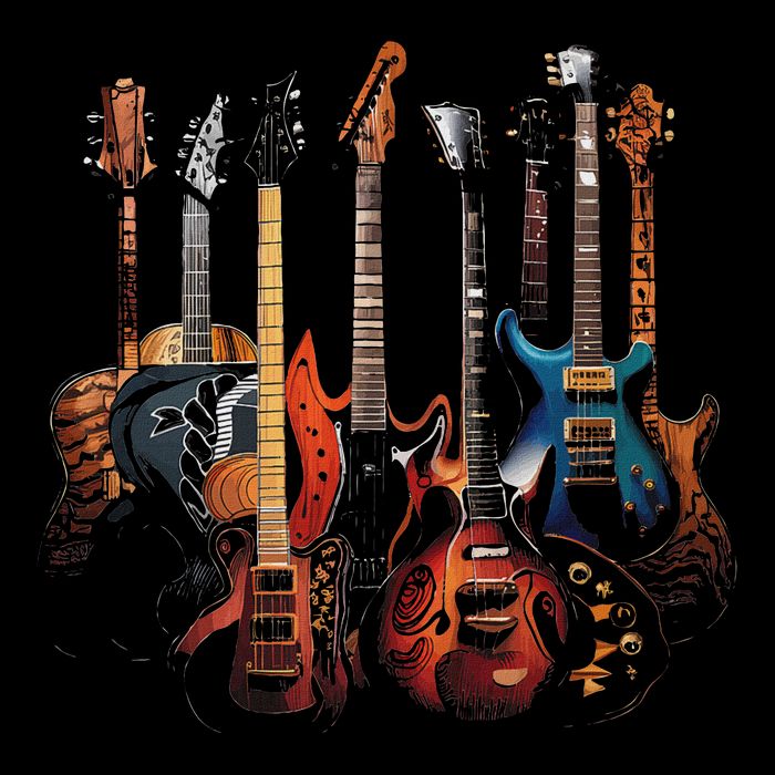 Guitar Musician Electric Guitars Player Bucket Hat