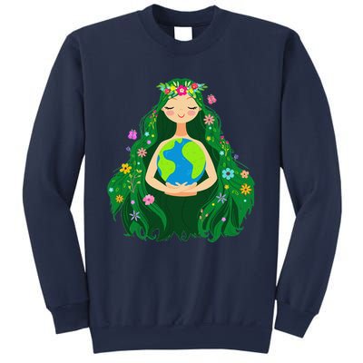 Green Mother Earth Day Gaia Save Our Planet Sweatshirt